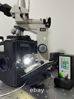 Nikon Optiphot Universal LED Fluorescence Microscope + 5MP Cam Laptop