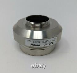 Nikon TV Lens 0.55x DS Microscope Camera Head Adapter Ring Lens