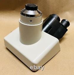Nikon T Microscope Trinocular Head & C-Mount Camera Adapter Labophot Optiphot