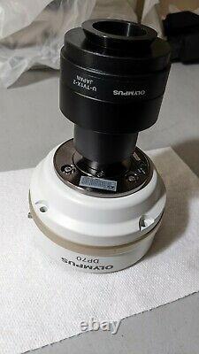 OLYMPUS DP70 Digital Camera Microscope Camera withE-CMAD3, U-TV1X-2