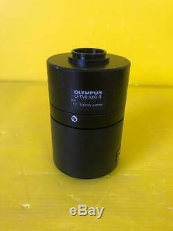 OLYMPUS U-TLU With U-TV0.5XC-3 Microscope C-Mount Camera Adapter Tube Lens
