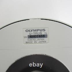 OLYMPUS U-TRUS BX MICROSCOPE SIDE CAMERA PORT With 0.5x C-MOUNT MISSING LEVER