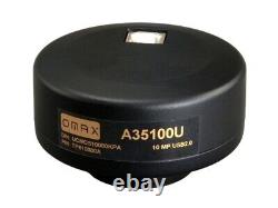 OMAX A35100U 10.0MP Digital USB2.0 Microscope Camera with0.01mm Calibration Slide