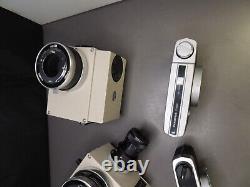 Olympus 2X C-35AD-4 Microscope Camera Body + 2X PM-10AD Microscope Exposure
