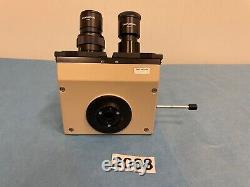 Olympus BH2 Trinocular Microscope Head, U-PMTVC C Mount Camera Adapter Tube BH-2