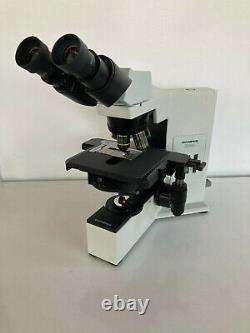 Olympus BX40 Microscope 4 FLUORITE Phase Contrast Obj, U-PCD Cond. Darkfield
