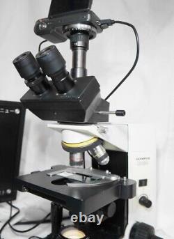 Olympus CH30 Polarizing Microscope with Sony Digital Camera and 20.7 Monitor