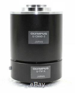 Olympus C-Mount Camera Adapter U-CMAD-2 and U-TV1X for Microscope