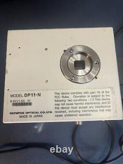 Olympus DP11-N Microscope Video Camera With Hand held key pad and power adaptor