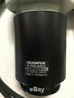 Olympus DP20-5 MIcroscope Camera with a U-TV0.63XC Magnification Camera Adapter