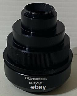 Olympus IX-TVAD with U-CMT C-Mount Camera Adapter for IX Inverted Microscope