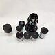 Olympus M40 0.65.17 Microscope Objective 5 Eye Pieces 10x P7x Camera Adapter T2