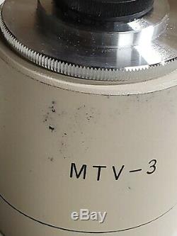 Olympus MTV-3 C-Mount Camera Adapter for BH Series Microscope-WithLens