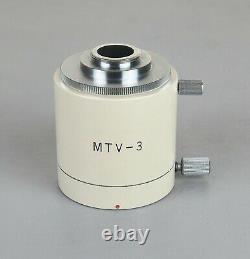 Olympus MTV-3 C-Mount Camera Photo Adapter with Lens for Trinocular Head