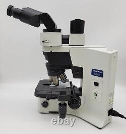 Olympus Microscope BX45 Pathology / Mohs with Fluorites & Camera Port