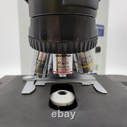 Olympus Microscope BX45 Pathology / Mohs with Tilting Head and Camera Port