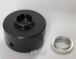 Olympus Microscope C Mount Camera Adapter 0.5X U-TV0.5XC-3 F/S Japan WithT. (T185)