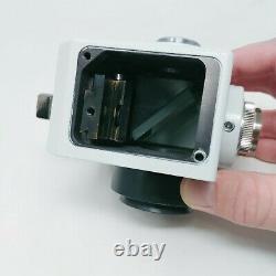 Olympus Microscope U-DPCAD Combined Adapter C-Mount Dual Camera Port
