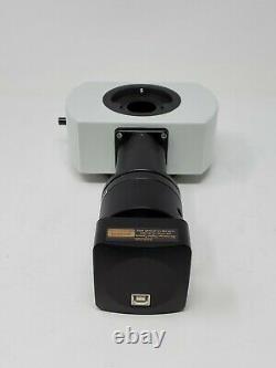 Olympus Microscope U-TRUS with 0.5x Adapter and AmScope AU1000 Camera
