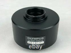 Olympus Microscope U-TV0.5XC-3 OEM 0.5X Adjustable C-mount, BX, CX & MX Series