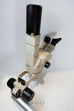 Olympus SZ40 Stereo Microscope SZ-STB1 Arm Boom Stand + 35mm SLR Camera Adapter