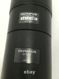 Olympus U-PMTVC C-Mount TV Adapter Camera Lens 0.3X withU-SPT Microscope Phototube