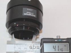 Olympus U-TMAD T-Mount BX IX Microscope Video Camera Adapter + U-FMT F-Mount UIS