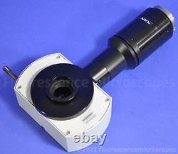 Olympus U-TRUS camera port adapter and C-mount for BX upright microscope