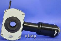 Olympus U-TRUS camera port adapter with Optem c-mount for BX upright microscope
