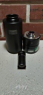 Olympus U-pmtvc Adapter U-spt Adapter Pe 2.5x Eyepiece For Microscope Camera