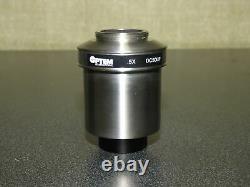 Optem DC50LP Microscope 0.5X C-mount Camera Photo Port ADAPTER for Leica HC DM D