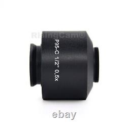 P95 Focusable 0.5x microscope C mount adapter for Zeiss trinocular microscope