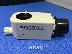 PRESSCOTT'S ZEISS OPMI F60/F=60 SURGICAL MICROSCOPE CAMERA ADAPTER MOUNT kp