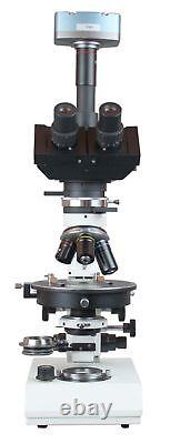 Radical Quality Polarizing Microscope with Strain Free Optics & 3Mp USB Camera