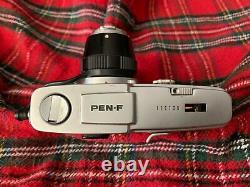Rare Olympus Pen F half-frame medical camera with microscope adapter