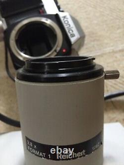 Reichert-Jung Photostar Microscope Camera Konica FT-1 Controller 1760 + Adapter