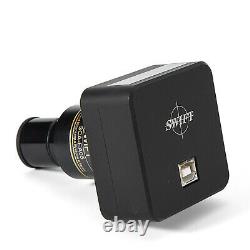 SWIFTCAM USB2.0 5MP HD Digital Camera Trinocular Microscope with Calibration Kit