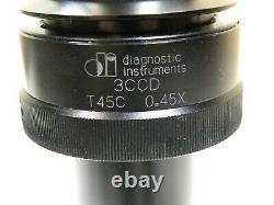 Sony DXC-390P 3CCD Color Video Camera withT45C 0.45X Microscope Camera Adapter