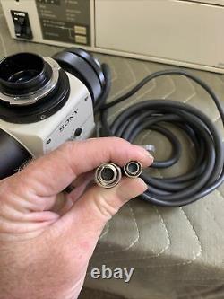 Sony DXC-760MD CCD Camera, Control Unit plus MVA-380 Microscope Adapter
