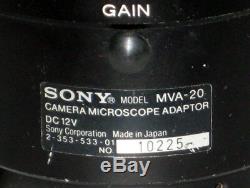 Sony MVA-20 camera microscope adapter