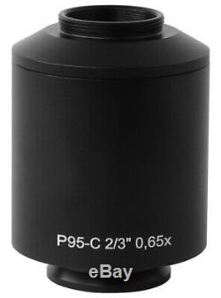 Standard Microscope camera C mount adapter for Zeiss trinocular microscope use