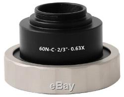 Standard microscope camera C mount adapter for Zeiss Axio series microscope use