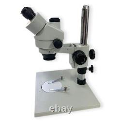 Stereo Microscope Trinocular Continuous Zoom Circuit Repair For Soldering 7x-45x