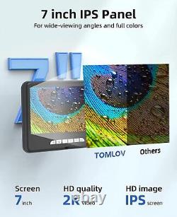 TOMLOV DM401 2K Digital Microscope 1200x Soldering Microscope HDMI 32G with screen