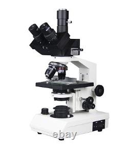 Trinocular Medical Clinical Vet Bacteria & Virus Worm Microscope w 5Mp Camera