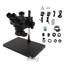 Trinocular Microscope 41MP 4K 3.5X To 100X Industrial Microscope Camera 100-240V