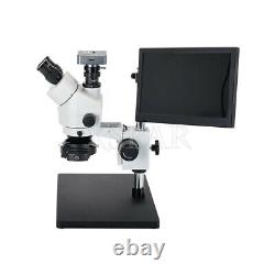 Trinocular Microscope 48MP FHD Camera V8 3.5X-90X 11.6 Screen For PCB Jewelry