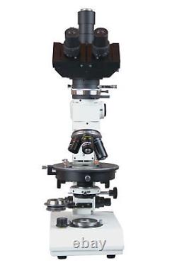 Trinocular Polarizing Ore Incident Light Microscope w 3Mp Camera AjantaExports