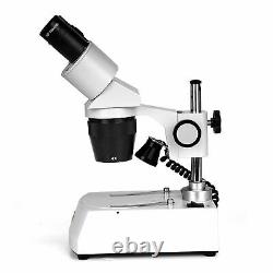 US SWIFT 360° 20X-40X-80X LED Stereo Microscope+Eyepiece adapter+Digital Camera