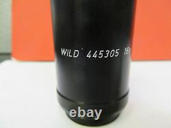 Wild Heerbrugg 445305 Lens 15x Camera Adapter Microscope Part As Pic &93-a-27
